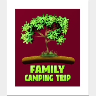 Family Camping Trip Posters and Art